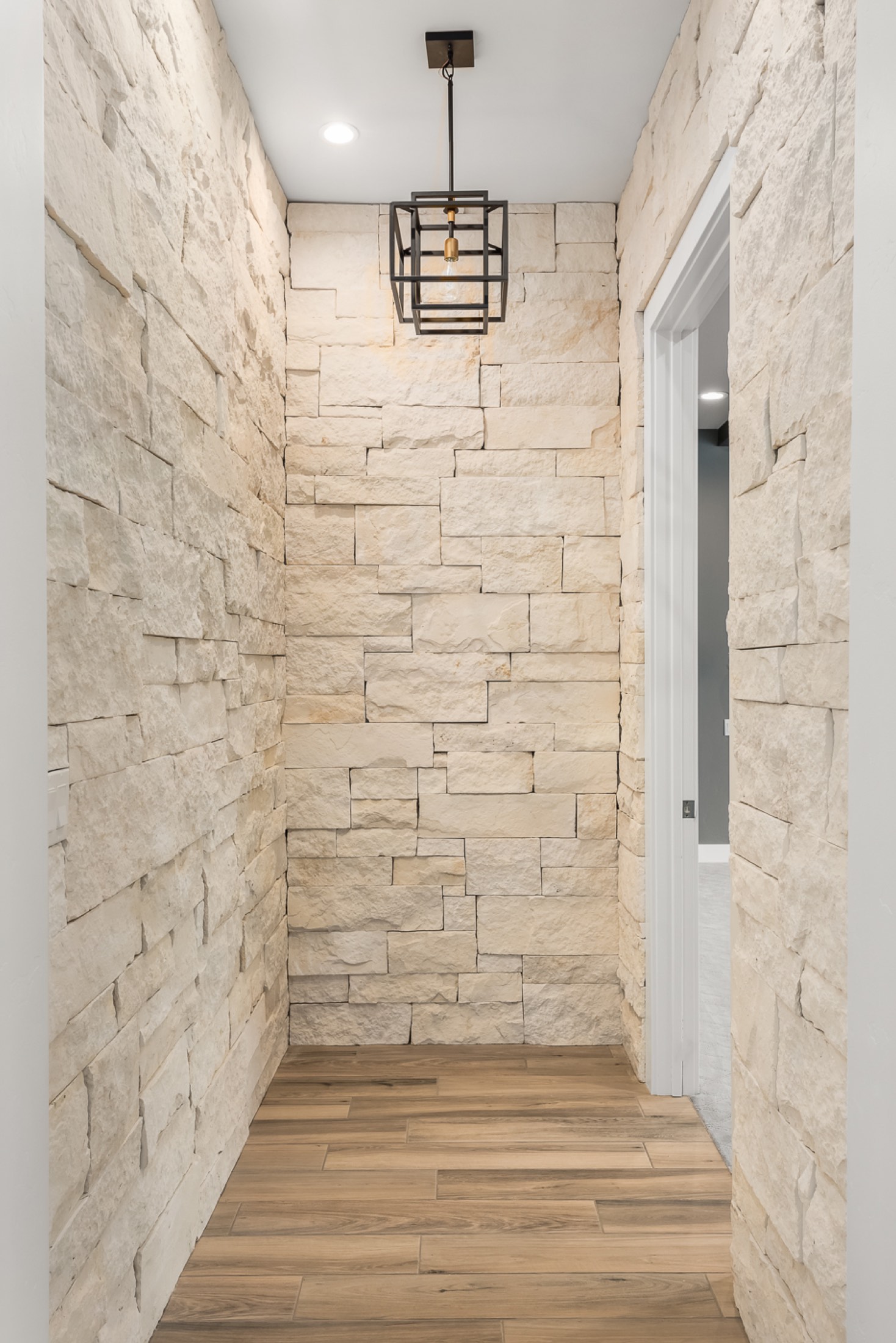 Natural stone accent detail
